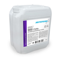 ИНТЕРХИМ 900 ГЕЛЬ, гелеобразное готовое сильнощелочное средство с мощным очищающим и обезжиривающим действием (5000, Розница, 1 шт.)